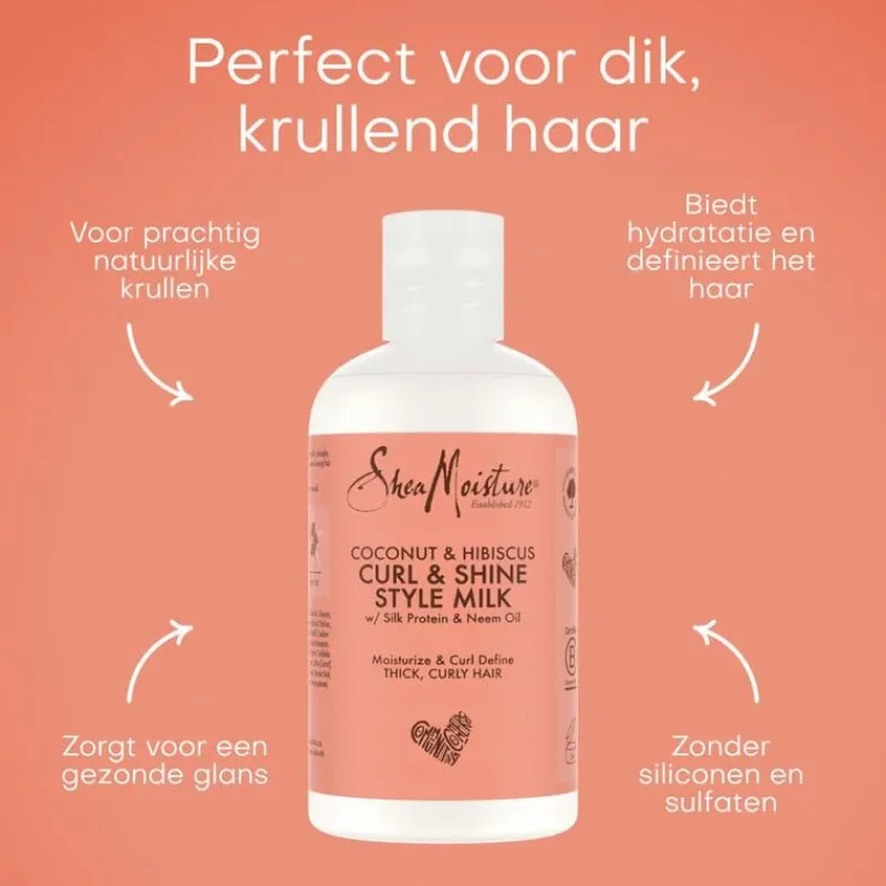 Shea Moisture Coconut & Hibiscus Style Milk
