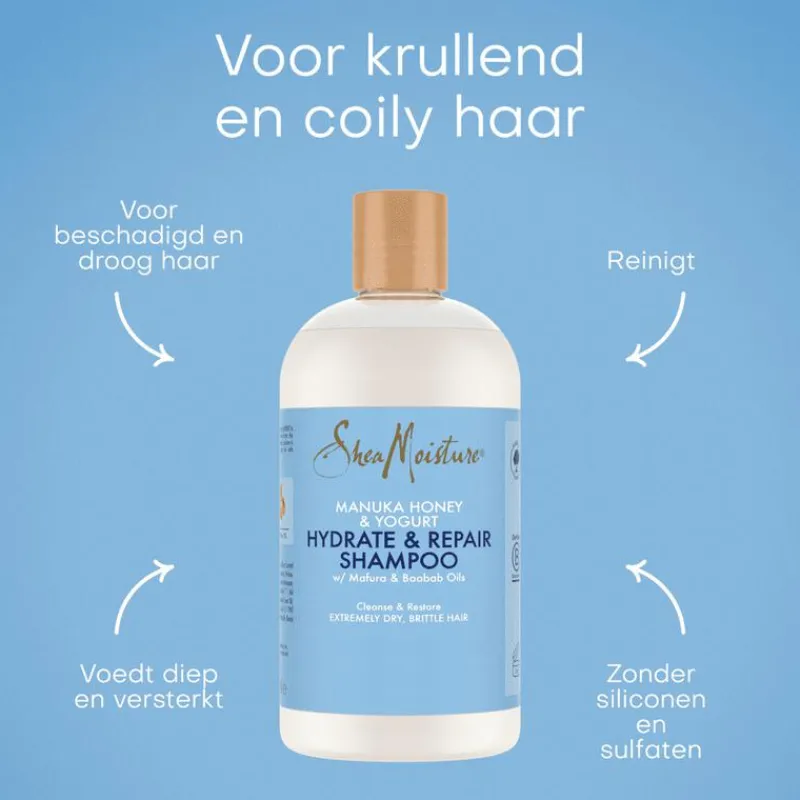 Shea Moisture Manuka Honey Yoghurt Shampoo 384 ML