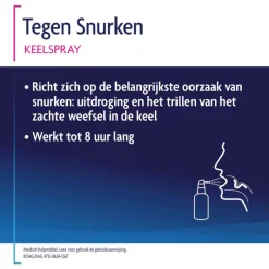 Shiepz anti snurk keelspray