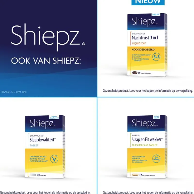 Shiepz helpt in slaap vallen liquid cap 30ST