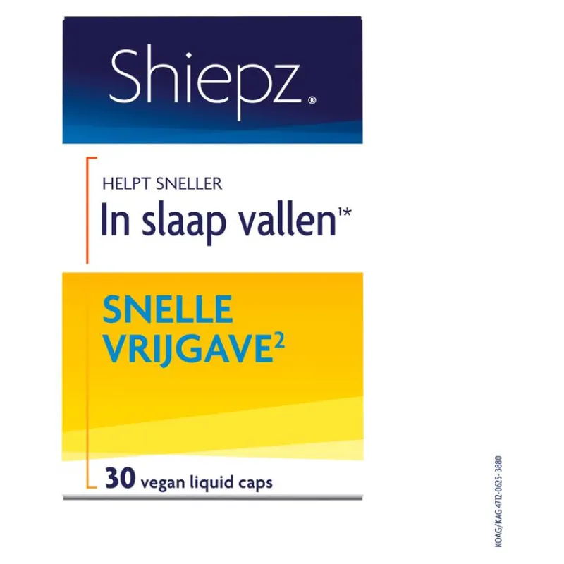 Shiepz helpt in slaap vallen liquid cap 30ST