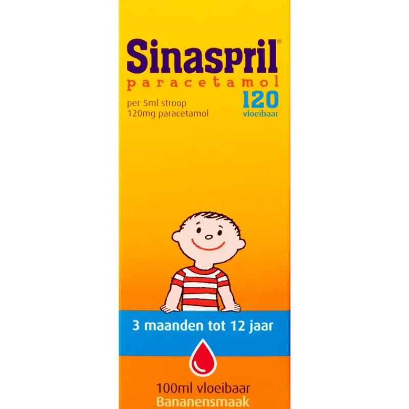 Sinaspril Vloeibaar paracetamol 120 mg 100 ML