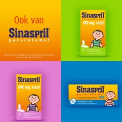 Sinaspril Vloeibaar paracetamol 120 mg 100 ML