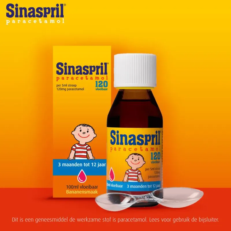Sinaspril Vloeibaar paracetamol 120 mg 100 ML