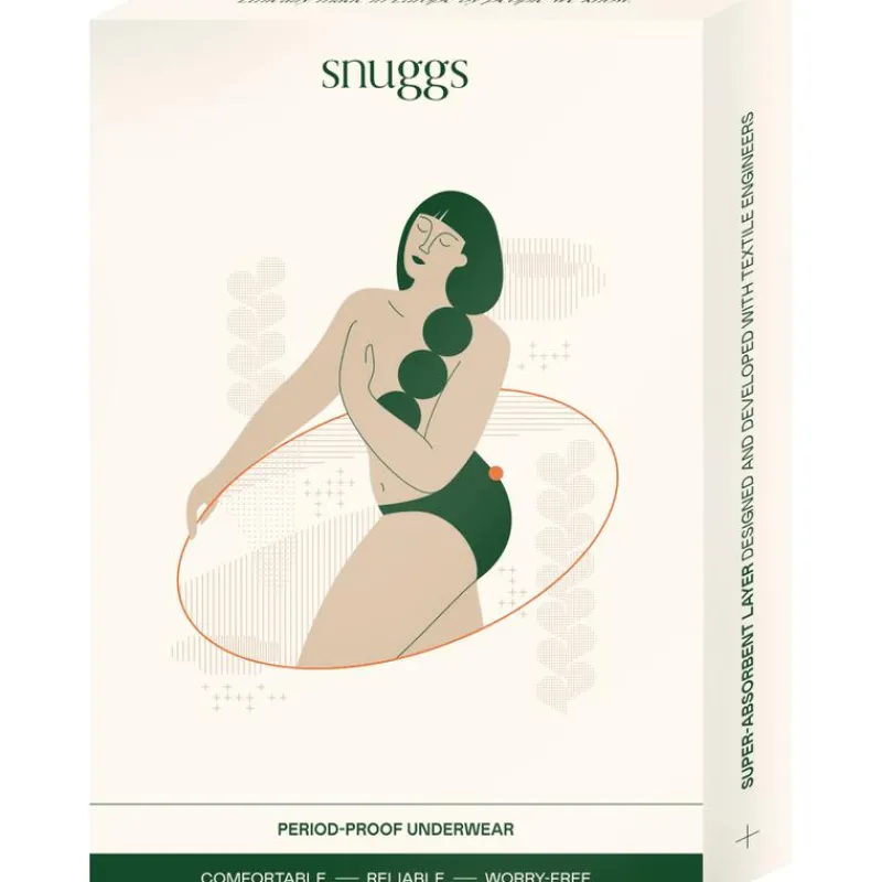 Snuggs period underwear Active highrise light black L