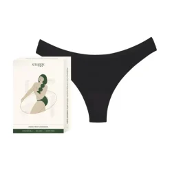 Snuggs period underwear Brazilian light black S