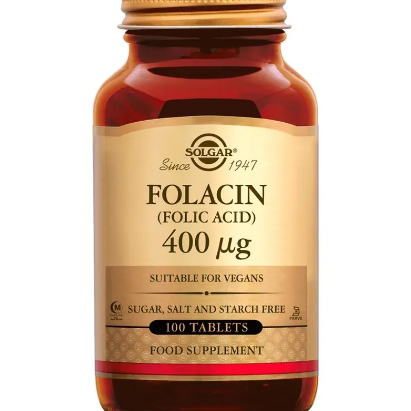 Solgar Folacin 400 mcg 100 tabletten