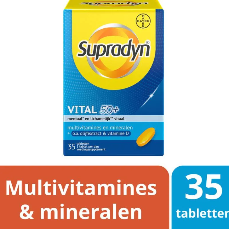 Supradyn Vital 50+ multivitamines voor vijftigplussers 35 tabletten