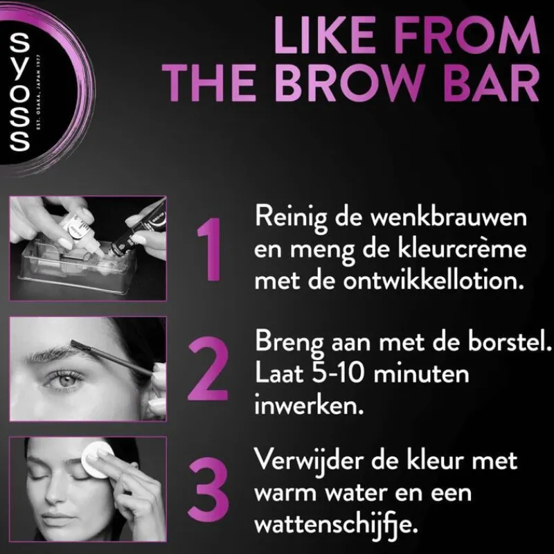 Syoss Browtint Wenkbrauw verf Lichtbruin