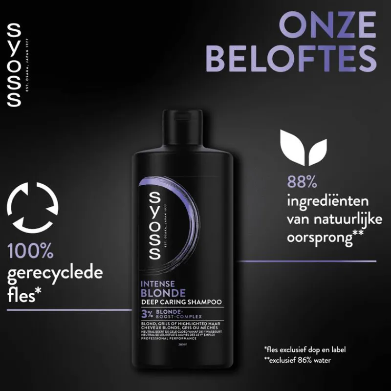 Syoss Intense Blonde Shampoo 440 ML