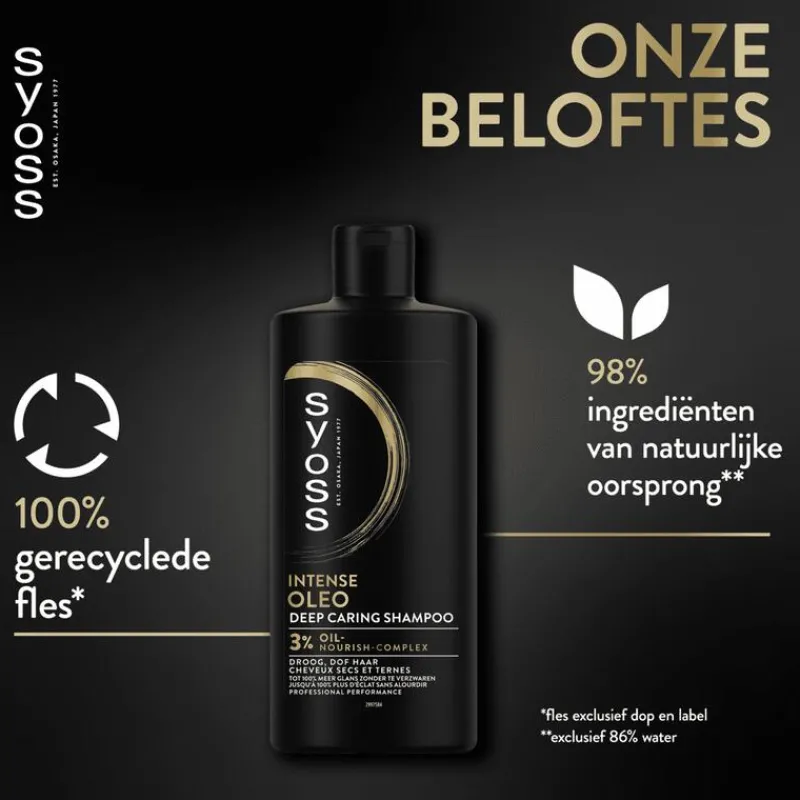 Syoss Intense Oleo Shampoo 440 ML