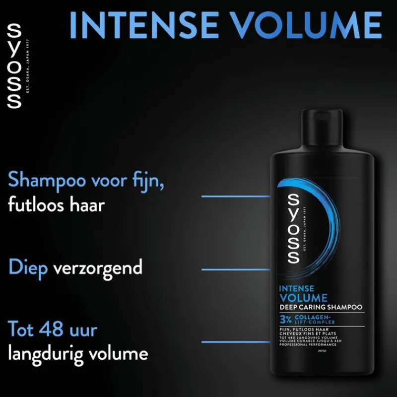 Syoss Intense Volume Shampoo 440 ML