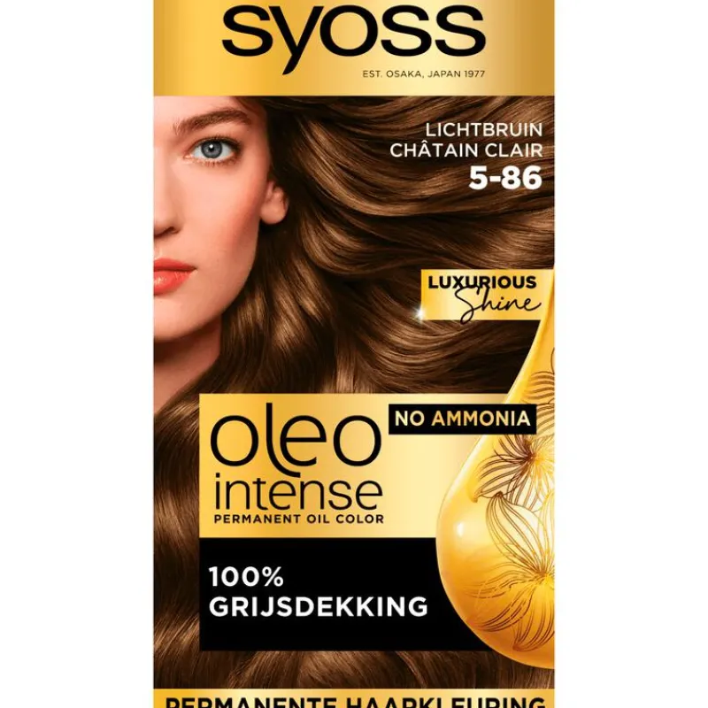 Syoss Oleo Intense 5-86 Lichtbruin/Châtain Clair