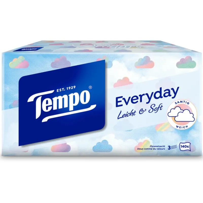 Tempo XXL Light box Tissues 140 stuks