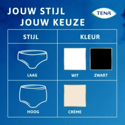 Tena Silhouette Plus Wegwerp Broekjes Wit Low Waist L 10 stuks