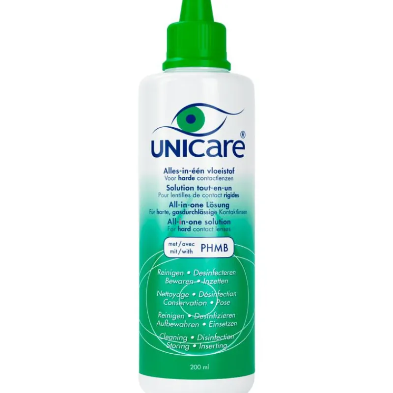 Unicare Alles-in-een Lenzenvloeistof Harde Lenzen 200 ML