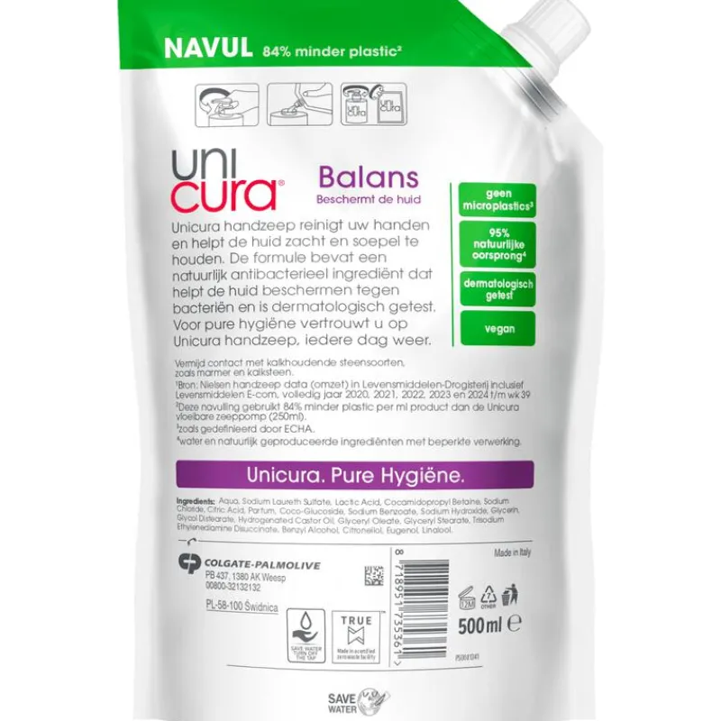 Unicura Balans Navulzak - 500 ML