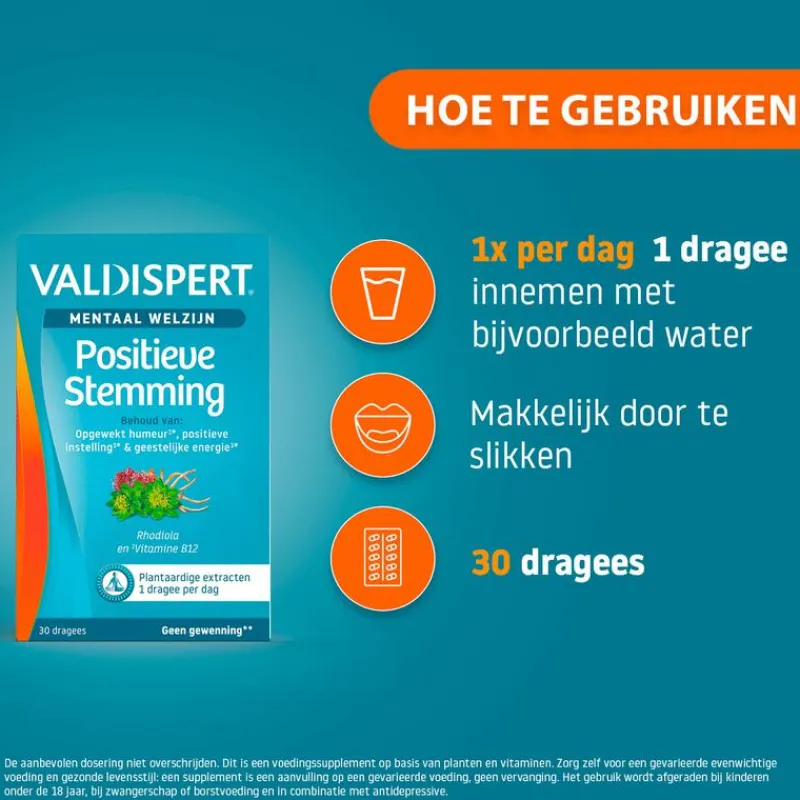 Valdispert Valdisp Positieve stemming 30