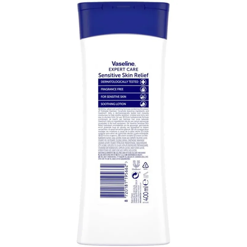 Vaseline Expert Care Sensitive Skin Relief Bodylotion 400 ML
