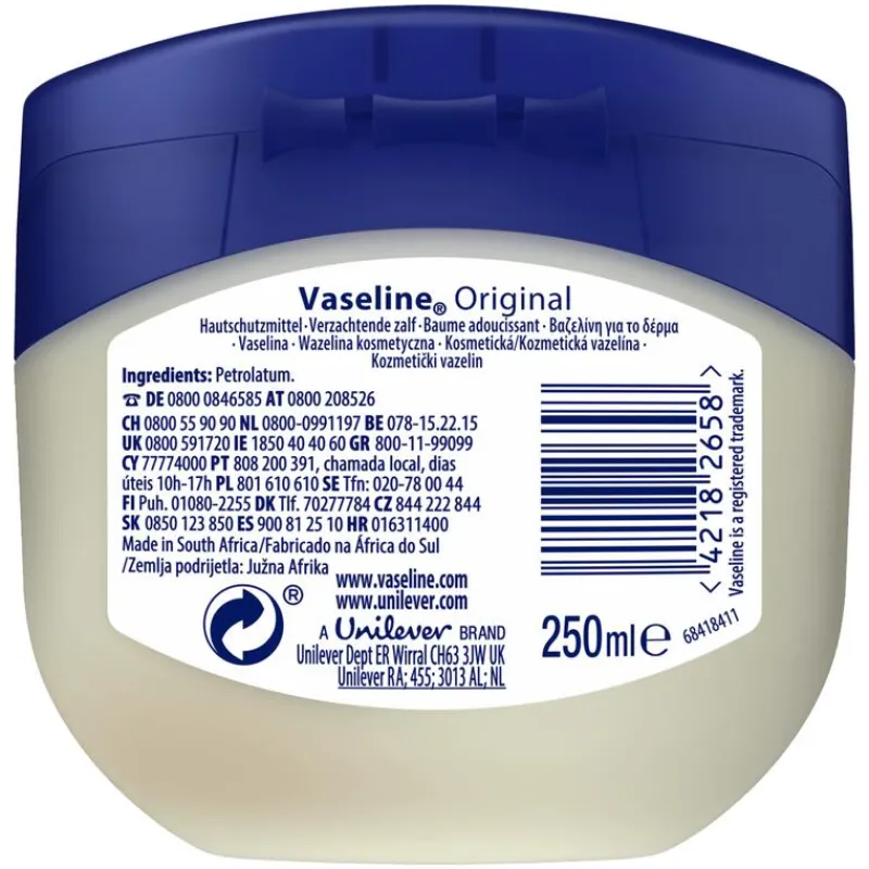 Vaseline Original Petroleum 250 ML