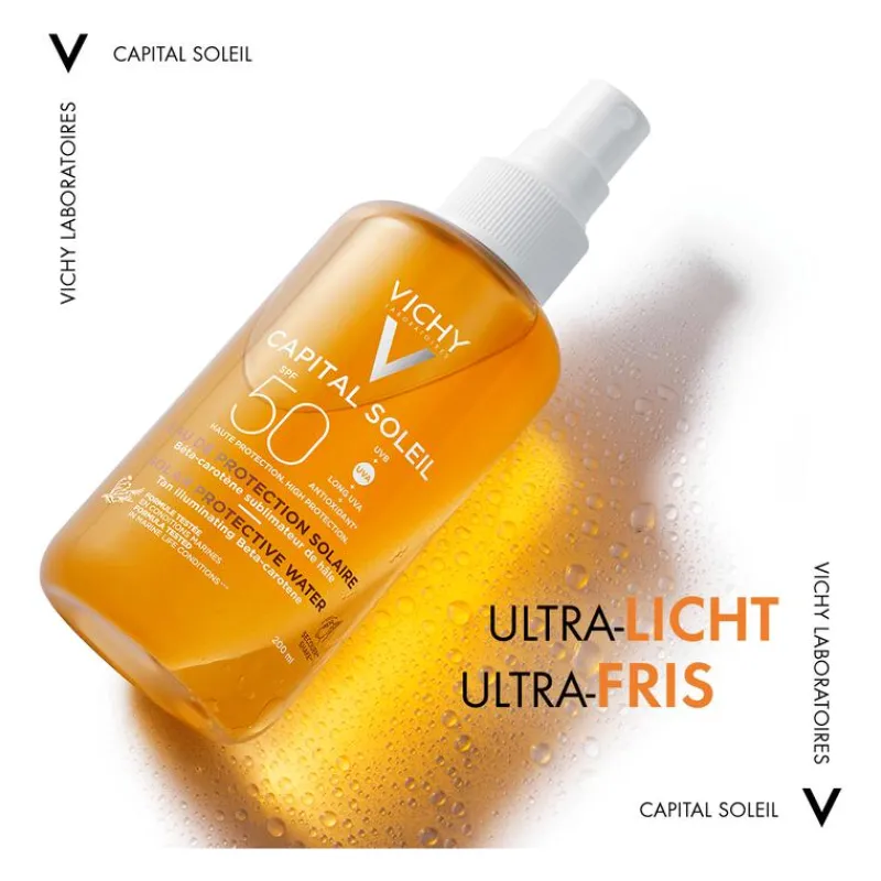 Vichy Capital Soleil Zonbeschermend Water Bruine Teint SPF30 200 ML