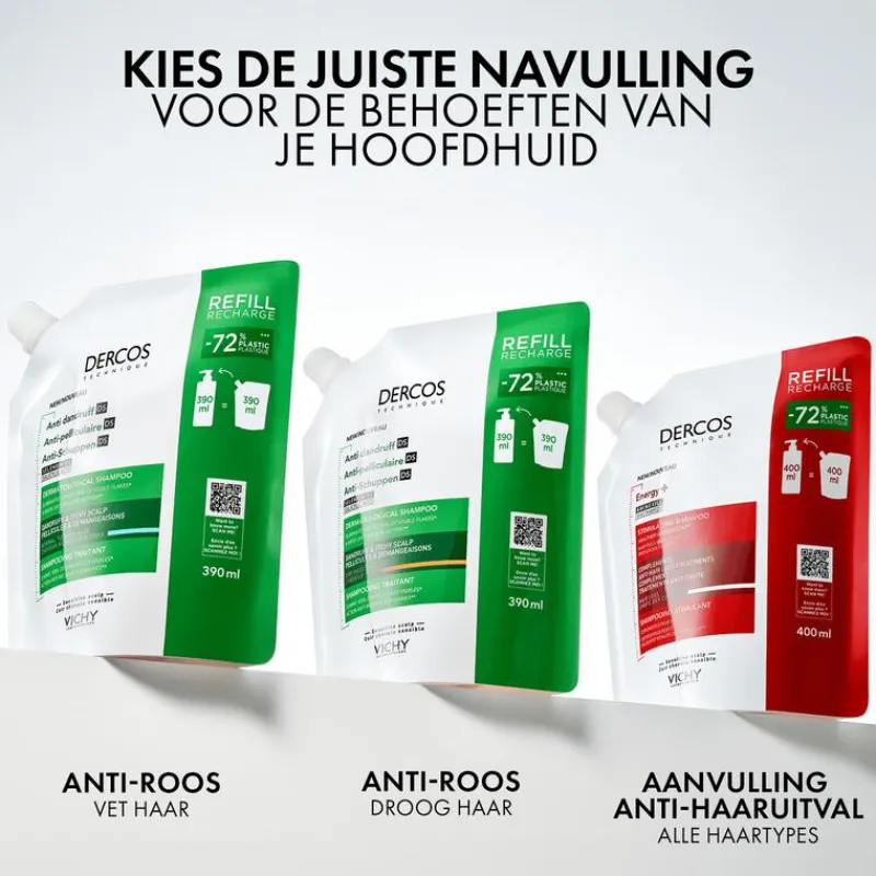 Vichy Dercos Anti-Roos DS Shampoo DH Navulling 390 ML