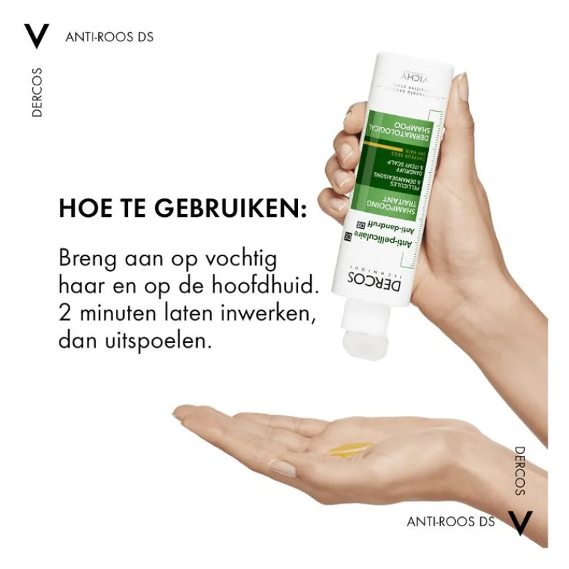 Vichy Dercos Anti-Roos Shampoo Droog Haar 200 ML