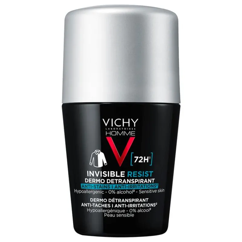 Vichy Homme Deodorant Invisible Resist 72u