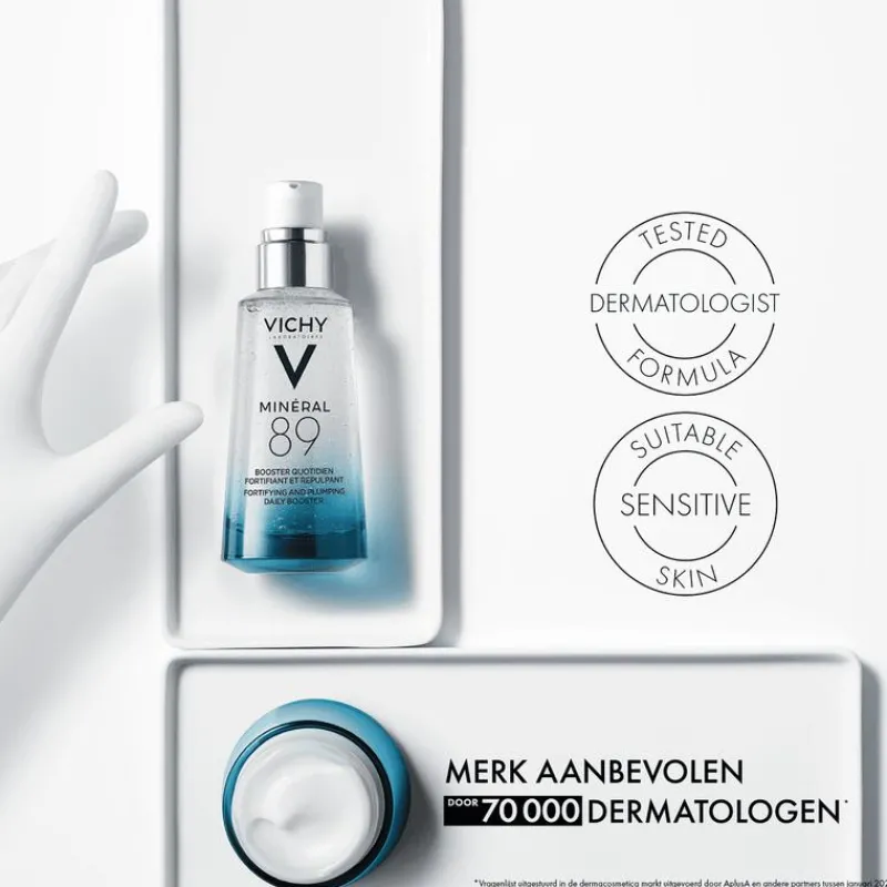 Vichy Mineral 89 100U Rijke Hydraterende Crème Zonder Parfum 50 ML