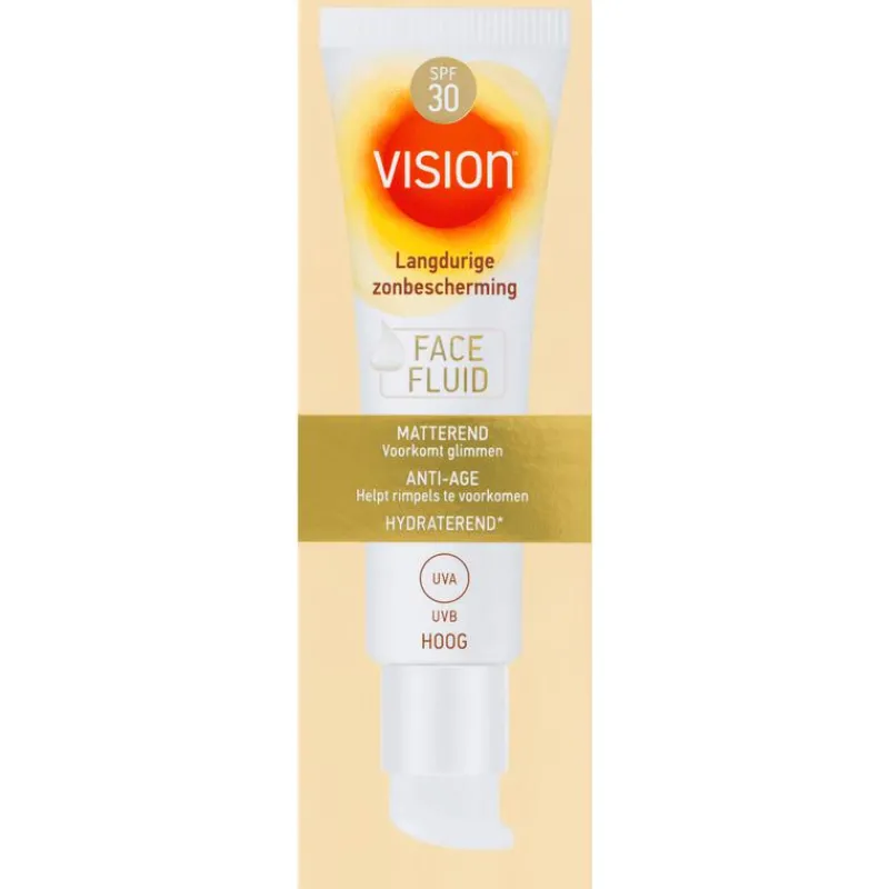 Vision Zonnebrand Face Fluid SPF30 50 ML