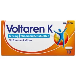 Voltaren K 12,5 MG Pijnstiller Filmomhulde Tabletten Diclofenac-Kalium 10 stuks