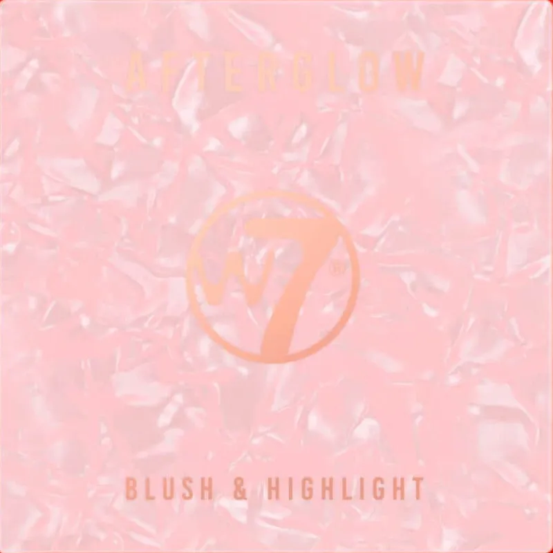 W7 Afterglow Blush & Highlight