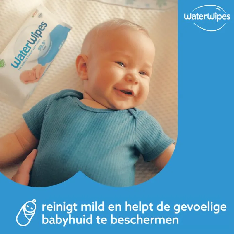 Waterwipes Billendoekjes Voordeelpak 3x48 144 Stuks