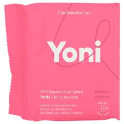 Yoni Verband Urineverlies Normal Bio Katoenen Toplaag 12 stuks