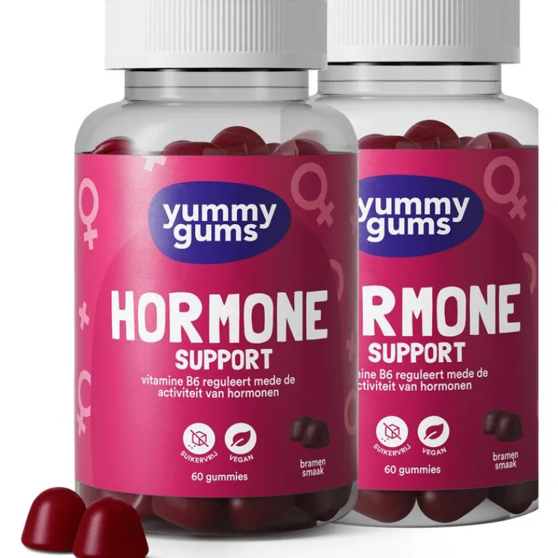 Yummygums Hormone Support gummies - suikervrij - 60 stuks