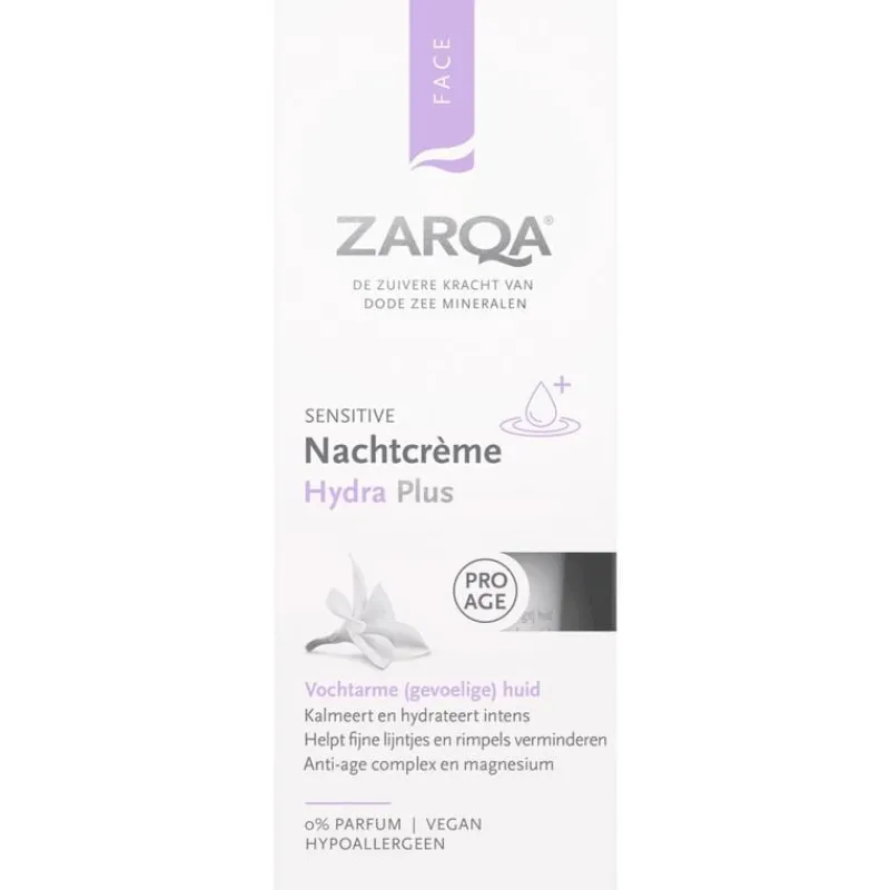 Zarqa Hydra Plus Sensitive Nachtcrème 50 ML