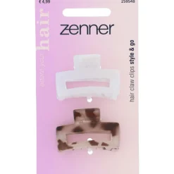 Zenner Haarklem Gebroken Wit/Bruin 2X