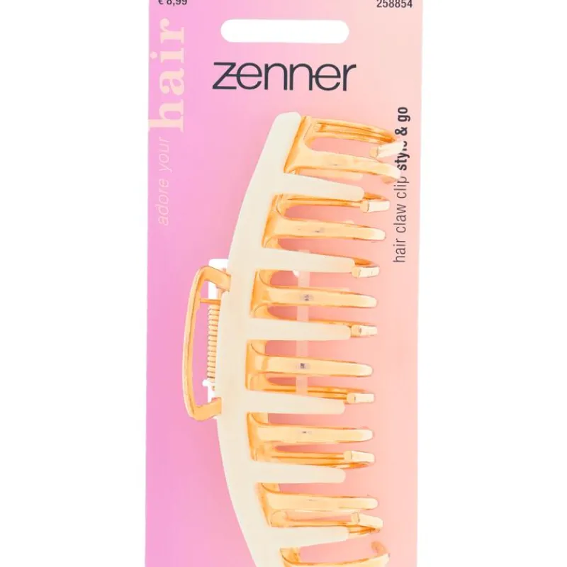 Zenner Haarklem Rond Metaal/Goud