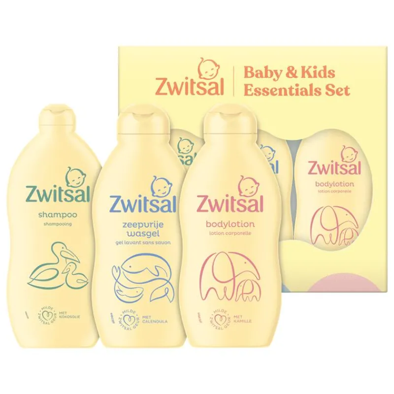 Zwitsal Essentials Geschenkset Baby & Kids 3 x 200 ml