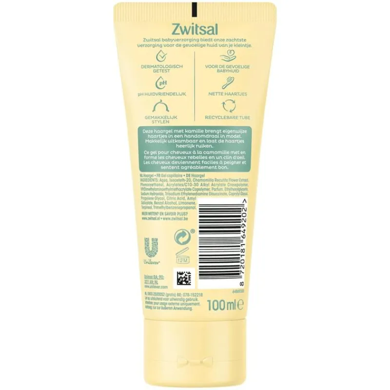 Zwitsal Haargel 100 ML
