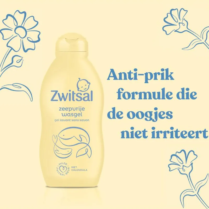 Zwitsal Zeepvrije Wasgel 200 ML